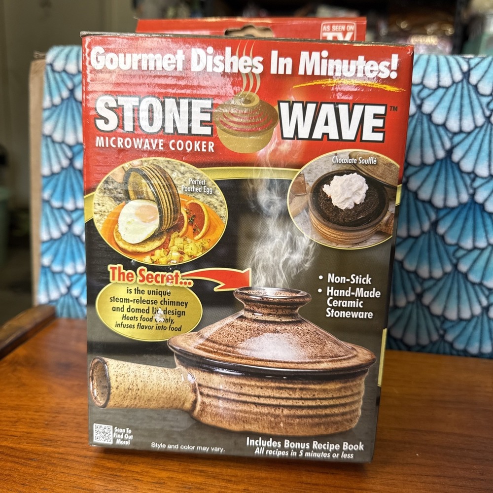 TeleBrands 7370‎ Stone Wave Microwave Cooker - Brown